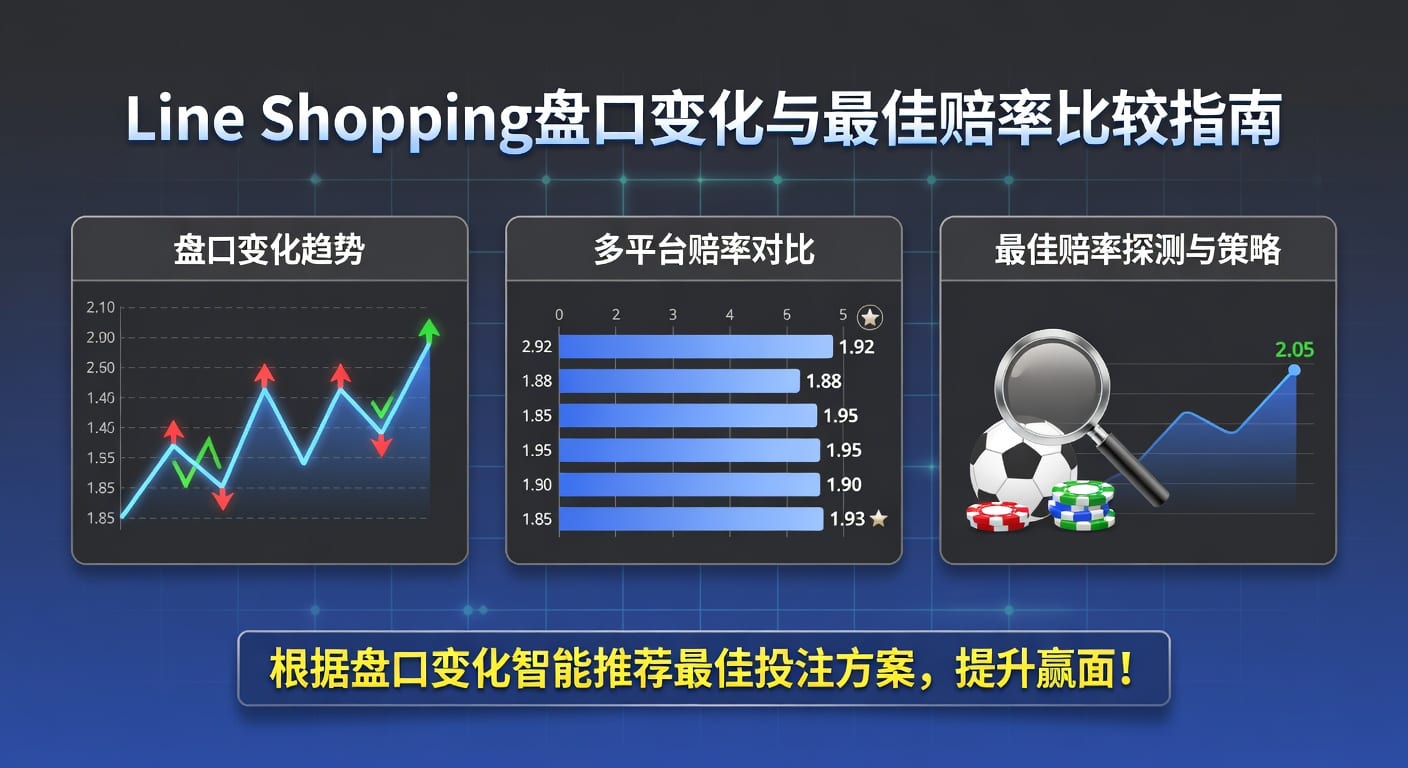 line shopping 盘口变化与最佳赔率比较：雷速体育官网赛前读法