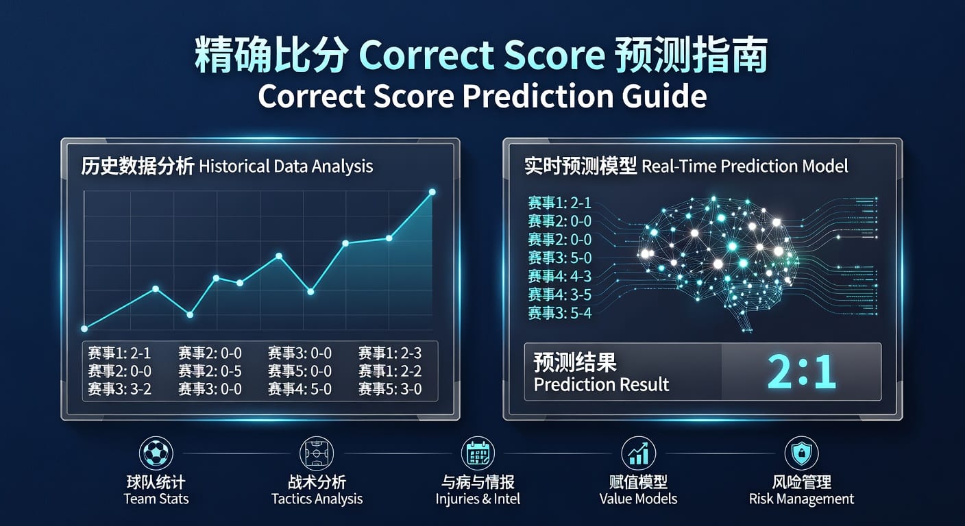 精确比分 correct score：雷速体育官网赛前判断指南